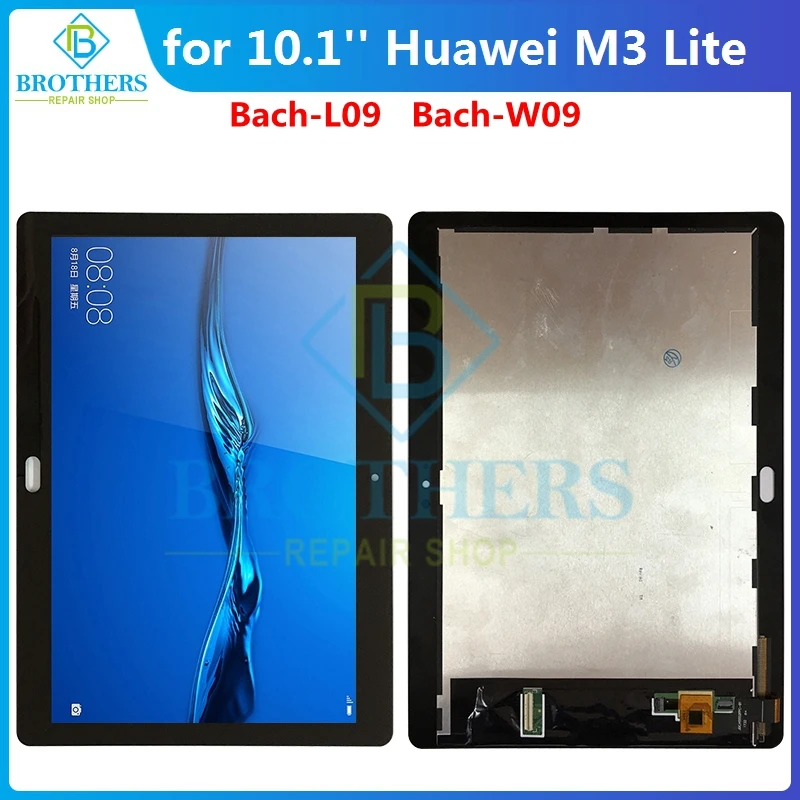 Сенсорный ЖК экран 10 1 дюйма для Huawei MediaPad M3 Lite 5 дюймов сменный сенсорный в
