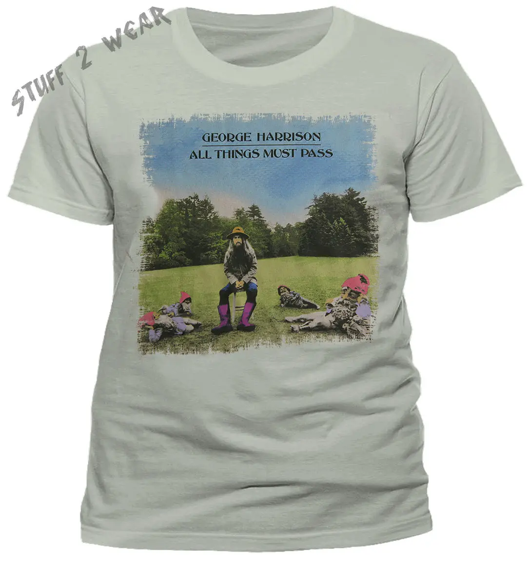 Джордж все вещи должны пройти Футболка Официальный крутая Повседневная футболка