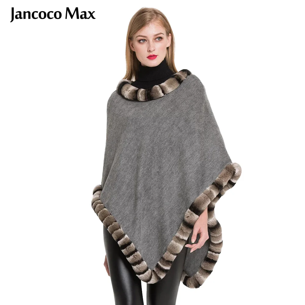 Женское пончо настоящий мех кролика кашемировые шали высокого качества Новое