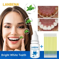lanbena teeth whitening essence powder clean oral hygiene cleaning serum remove coffee plaque stains fresh breath dental tools
