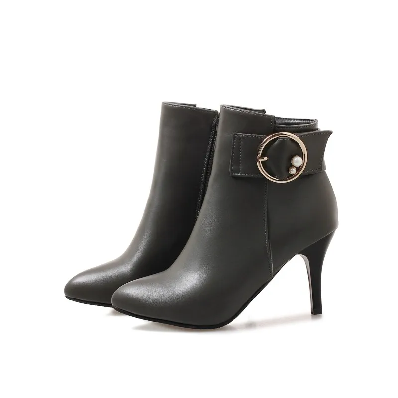 Женские ботинки больших размеров 9 10 11 15 женская обувь женские на молнии с