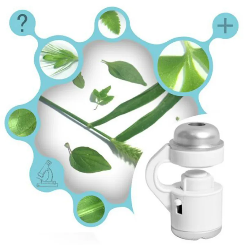 Светодиодный мобильный телефон микроскоп 30X сотовый клип увеличительное Стекло