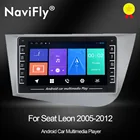 Автомобильный мультимедийный плеер NaviFly 1280*720 IPS Android, радио с экраном для Seat Leon 2005-2012, система подключения GPS