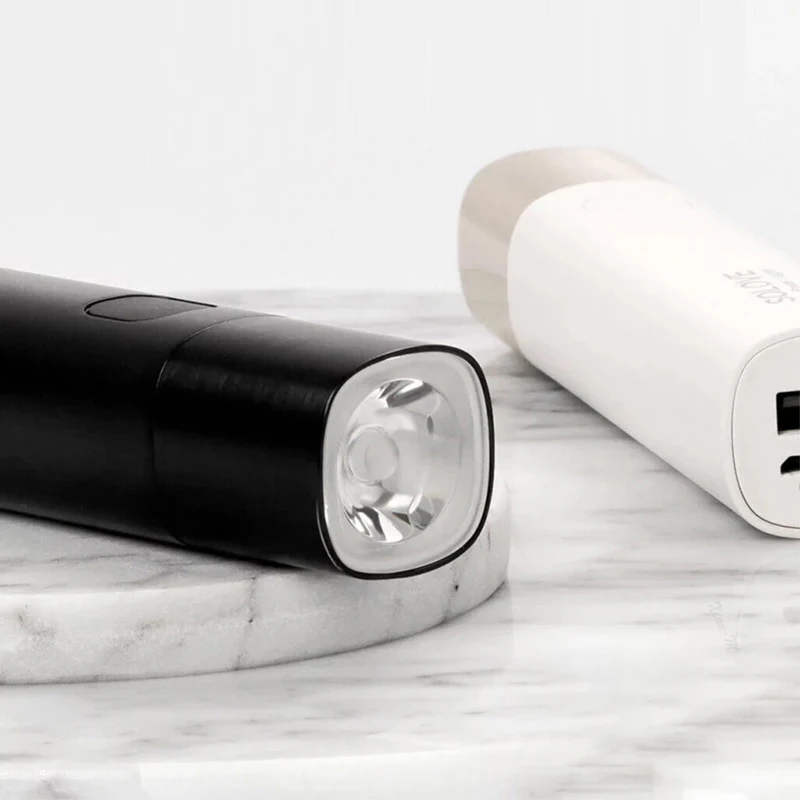 SOLOVE 3000 мА/ч Мощность банк USB Перезаряжаемые Яркость фонарик для ежедневного