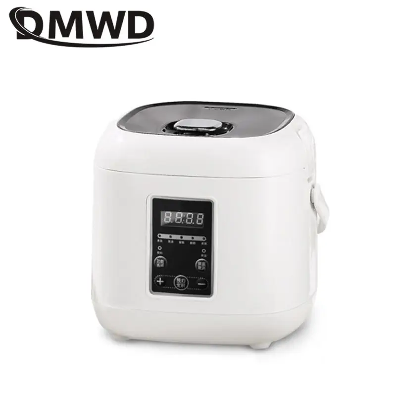DMWD 2L Мини домашняя антипригарная рисоварка 220 В 5 функций электрическая суповая