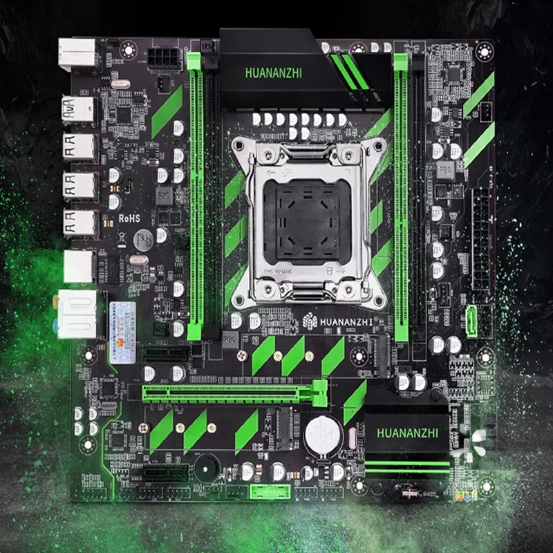 HUANANZHI X79 ZD3 M ATX USB3.0 SATA3 PCI E NVME SSD M.2 64G четыре канала поддержка REG ECC памяти и Xeon E5 cpu LGA