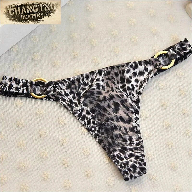 Сексуальное женское нижнее белье с леопардовым принтом прекрасные