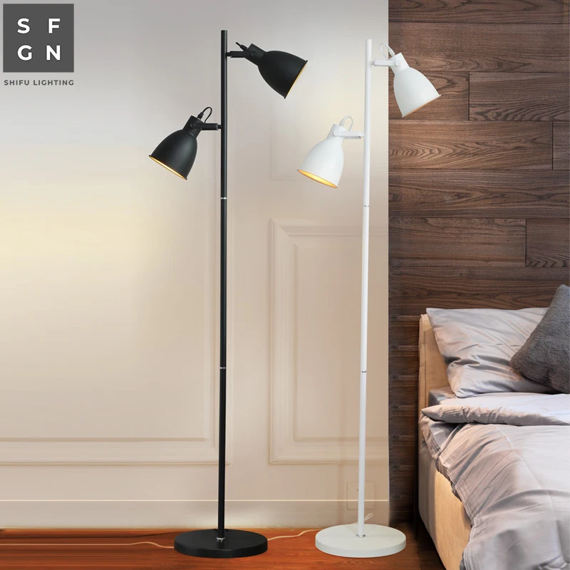 

Торшер современный Железный скандинавский стильная стойка лампа E27 светодиодные лампы для пола для гостиной Кабинета спальни прикроватные...
