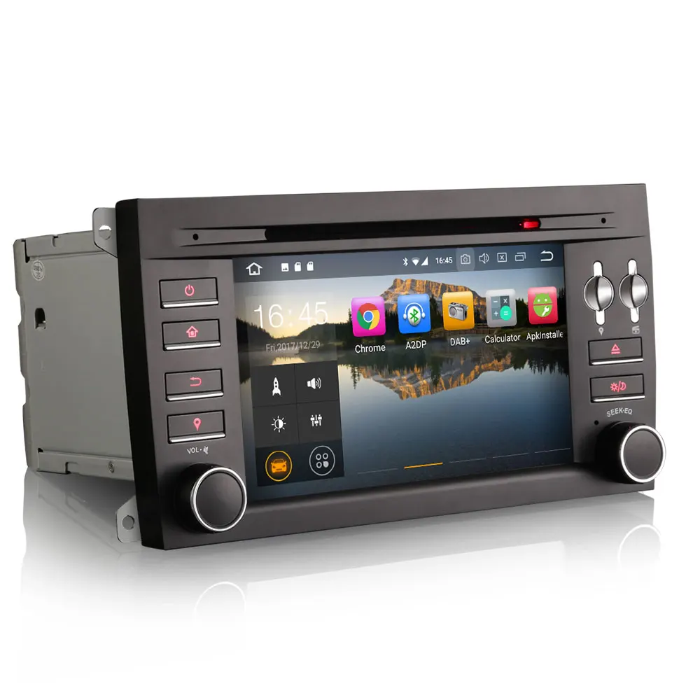 Erisin ES4897S 7 дюймовый автомобильный dvd плеер android 9 0 2G Оперативная память PX30 DAB OBD WI FI 3g