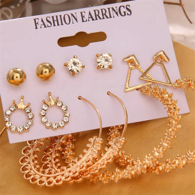 Bohemian Women Earrings Set Shell Pearl For Fashion jewelry 2020 Brincos Big Hoops Tassel Flowers Drop | Украшения и аксессуары