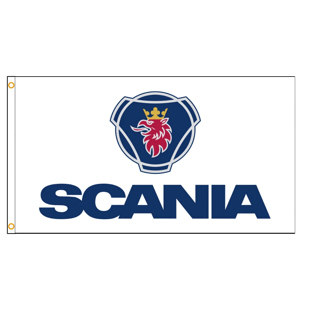 

90x150cm Sweden Scania Car Flag