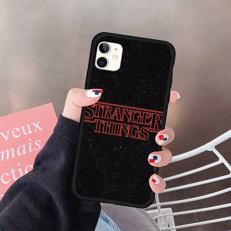 

Stranger Things TV series pattern painting Phone Case for iPhone 11 12 pro XS MAX 8 7 6 6S Plus X 5S SE 2020 XR