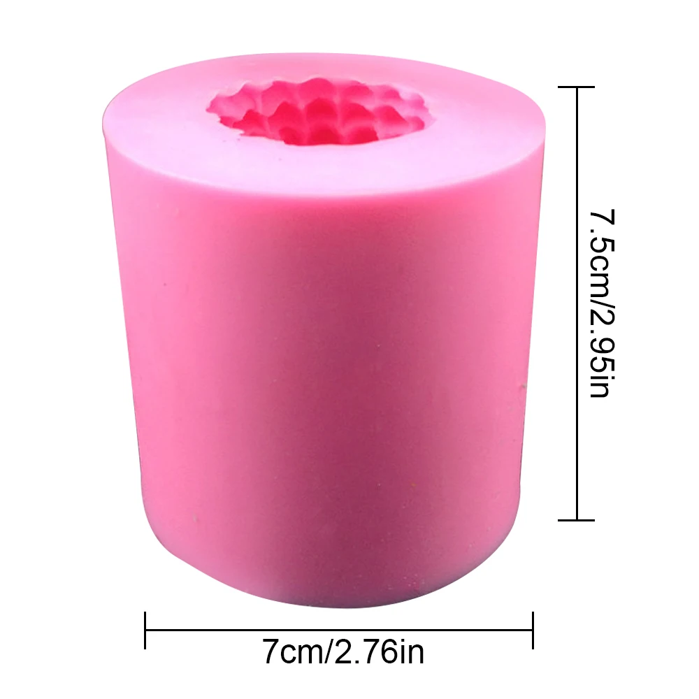 3D сосны Свеча конус формы рождественские Шишка Формы Для Fondant (сахарная)