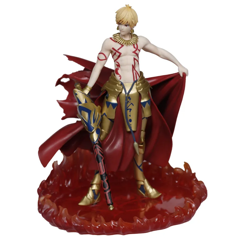 

Anime FGO Fate Grand Order Caster Archer Gilgamesh 1/8 Scale Painted PVC Action Figure Statue Collection Model Toys Doll Gift