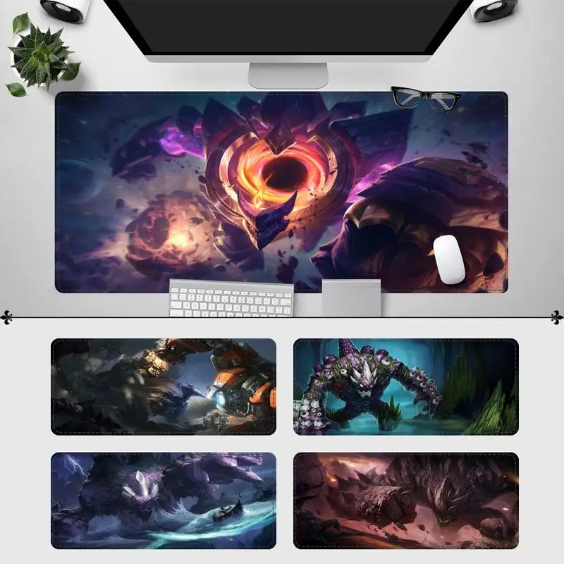 

Cute League of Legends Malphite Gaming Mouse Pad Gamer Keyboard Maus Pad Desk Mouse Mat Game Accessories For Overwatch