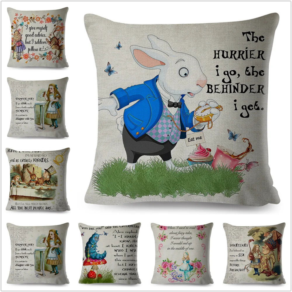 Сказка чехол для подушки Декор девочек с героями мультфильмов С принтом Сезон