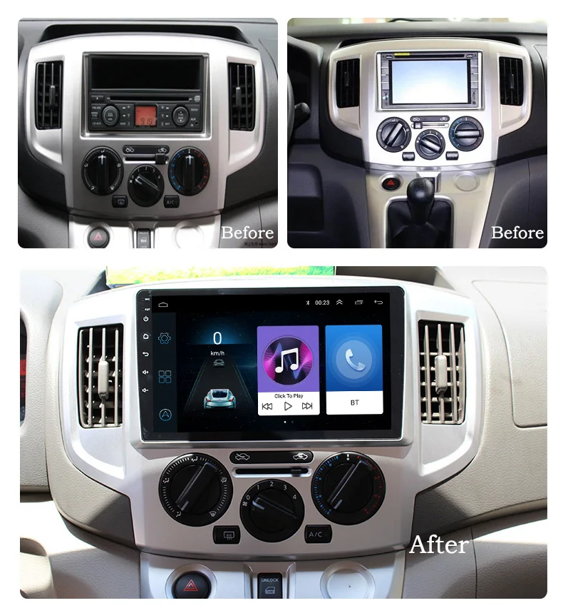 9 дюймовый 2.5D IPS закаленный HD мультисенсорный экран Android 8 1 NAVI для Nissan NV200 2014 2018 с