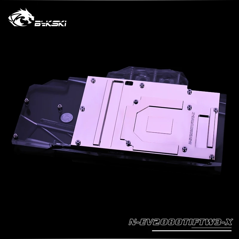 Водяной блок Bykski GPU для EVGA RTX2080TI FTW3 графическая карта MOBO AURA SYNC 12 В/5 В с функцией