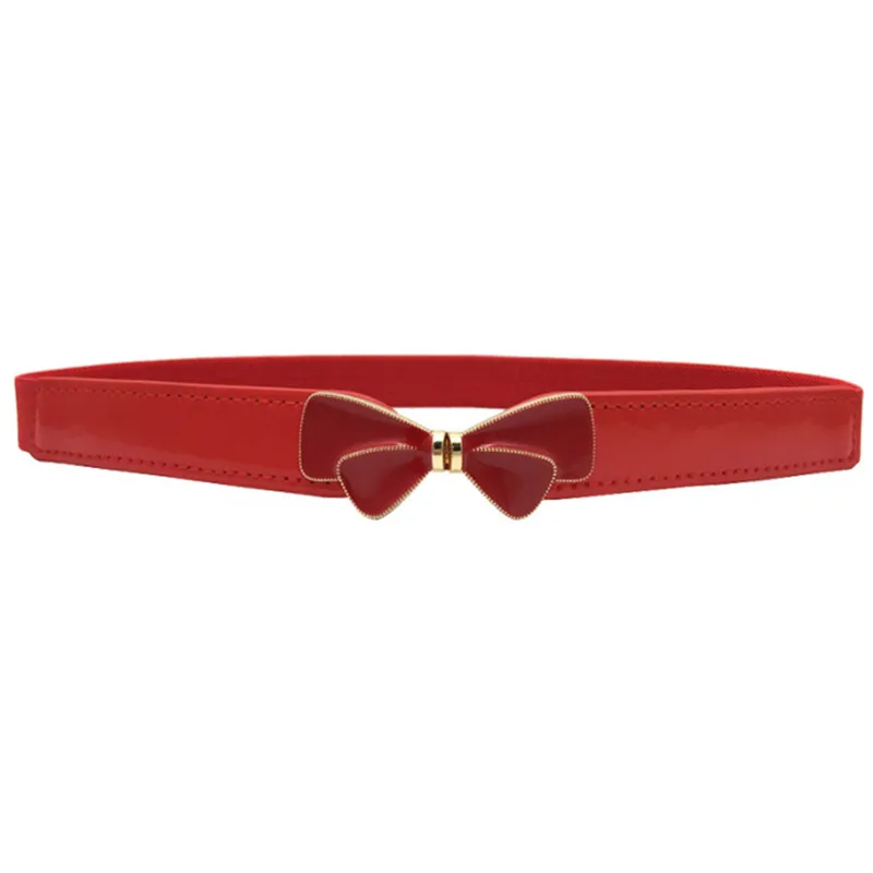 

Бант на поясе, пояс с пряжкой Ремни Тонкий эластичный камербанд для классические брюки одежда аксессуары Cinturon Mujer женские ремни