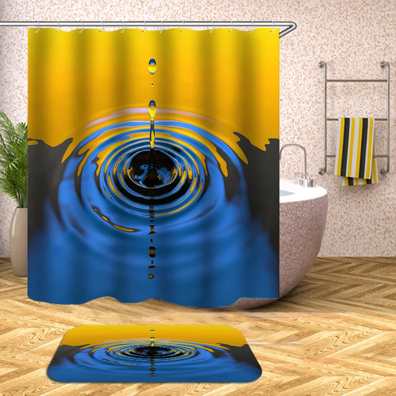 

Занавеска для ванной комнаты в виде капли воды, занавеска для душа gordijn, Новое поступление, занавеска для душа из полиэстера