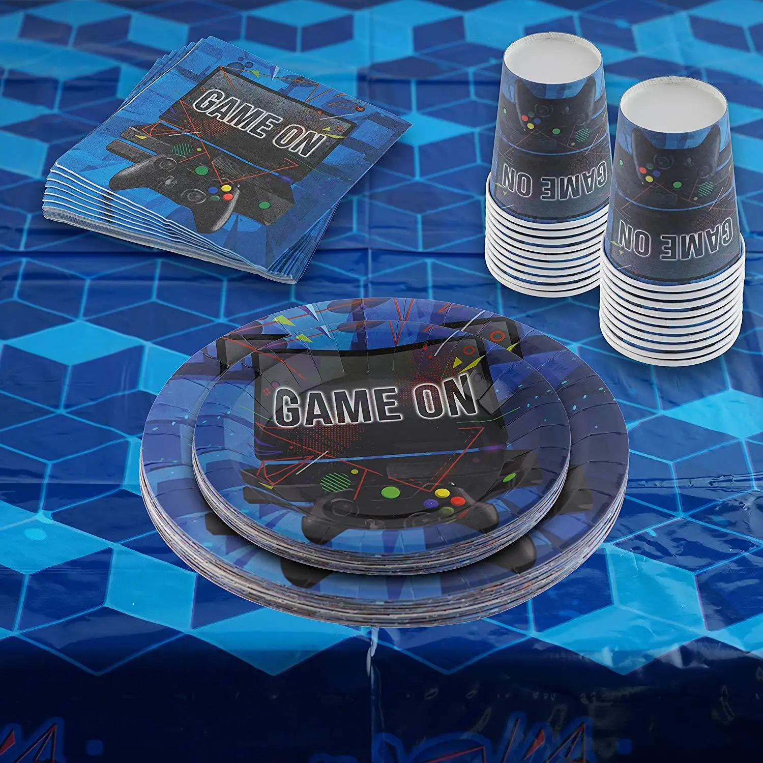 2019 новый мальчик игра День рождения лоток набор столовых приборов макет предметы