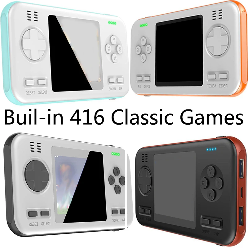 Классический игровой автомат Buil in 416 игр портативный геймпад консоль с внешним