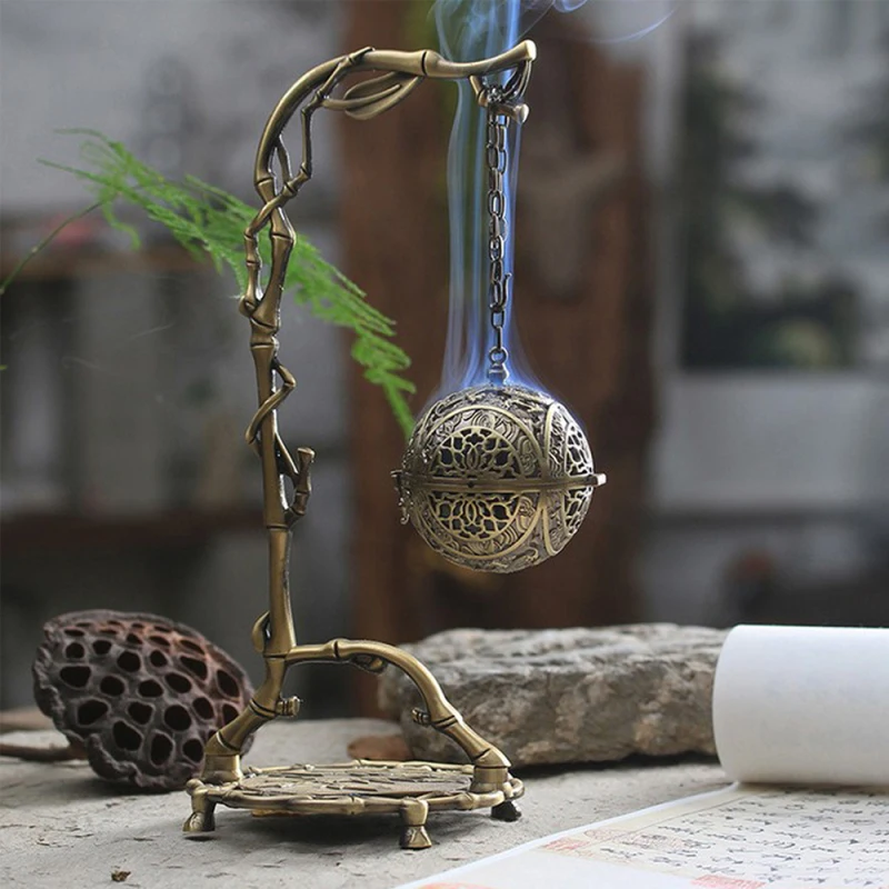 

Фон с китайским драконом и висит обратного Ладан горелки очистка домашнего воздуха бронза Ладан держатель горелки украшения для дома