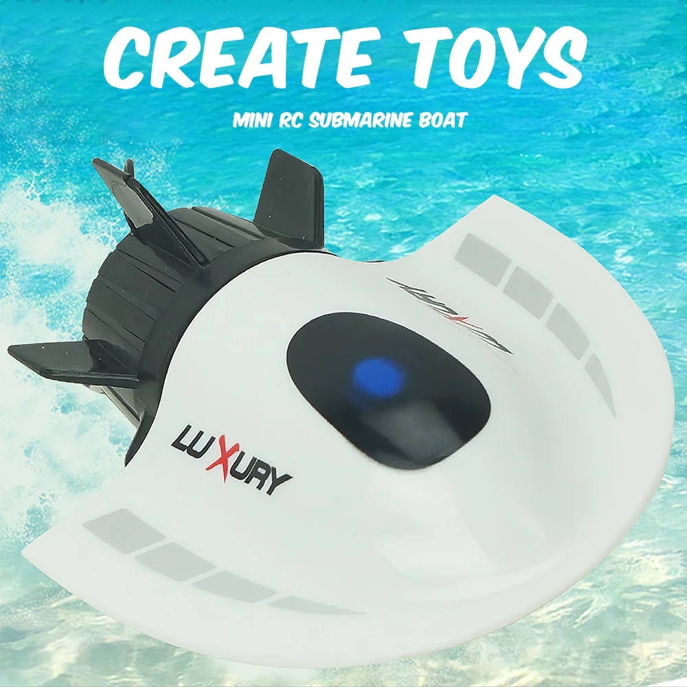 2.4G 3314 Mini RC Submarine Underwater Speed Racing Boat Pocket Portable Remote Control Electric Submarine Gifts Toys for boys