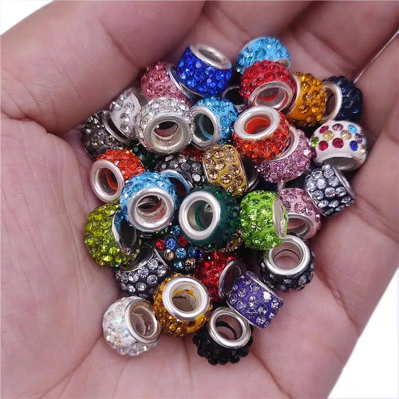 

10Pcs 12mm Crystal Acrylic Loose Beads DIY For Jewelry Making Necklace Bracelet Pendant Wholesale Dropshipping