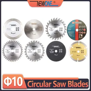 Диск для циркулярной пилы NEWONE, 10 мм, по деревуметаллу, с нитридным покрытием, из быстрорежущей стали, 60T80T TCT