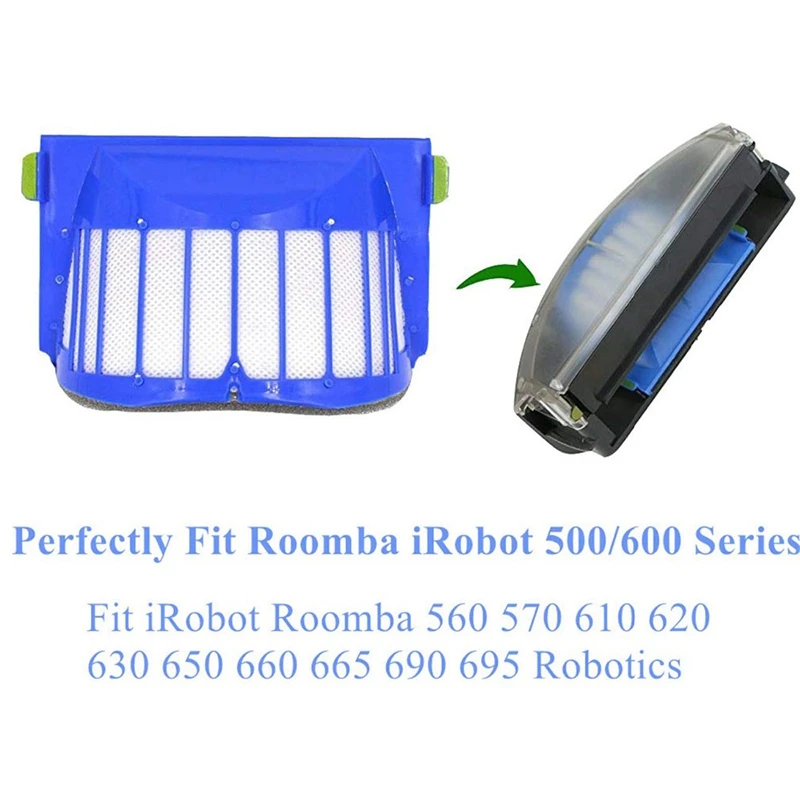 

HEPA Filter Replacement for IRobot Roomba 500 600 Series 536 550 551 620 650 Vacuum Cleaner Parts Accessories