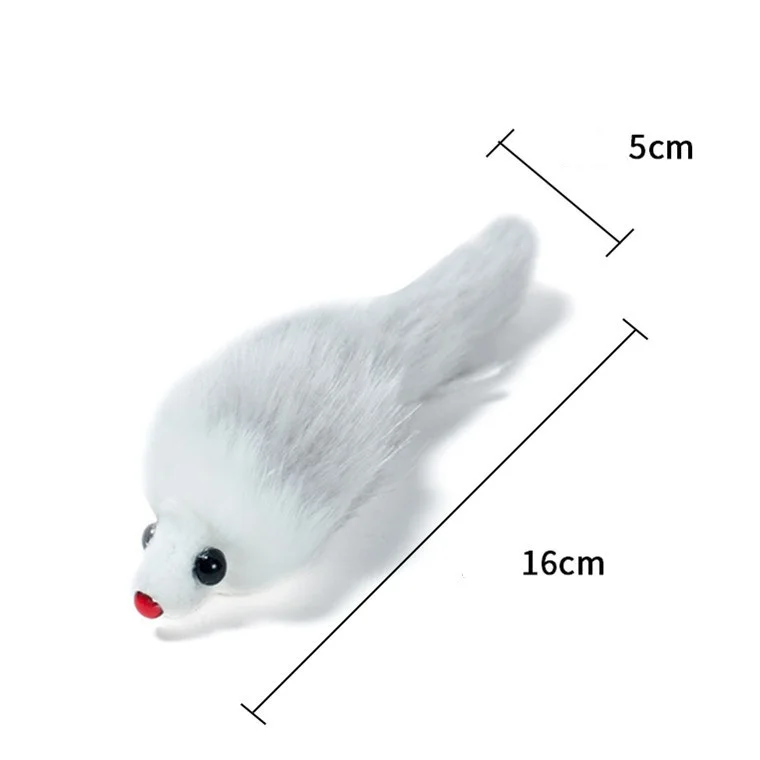 4/8/10 шт. Маленькая мышка кошка игрушка реалистичный звук вокальный имитация мышь