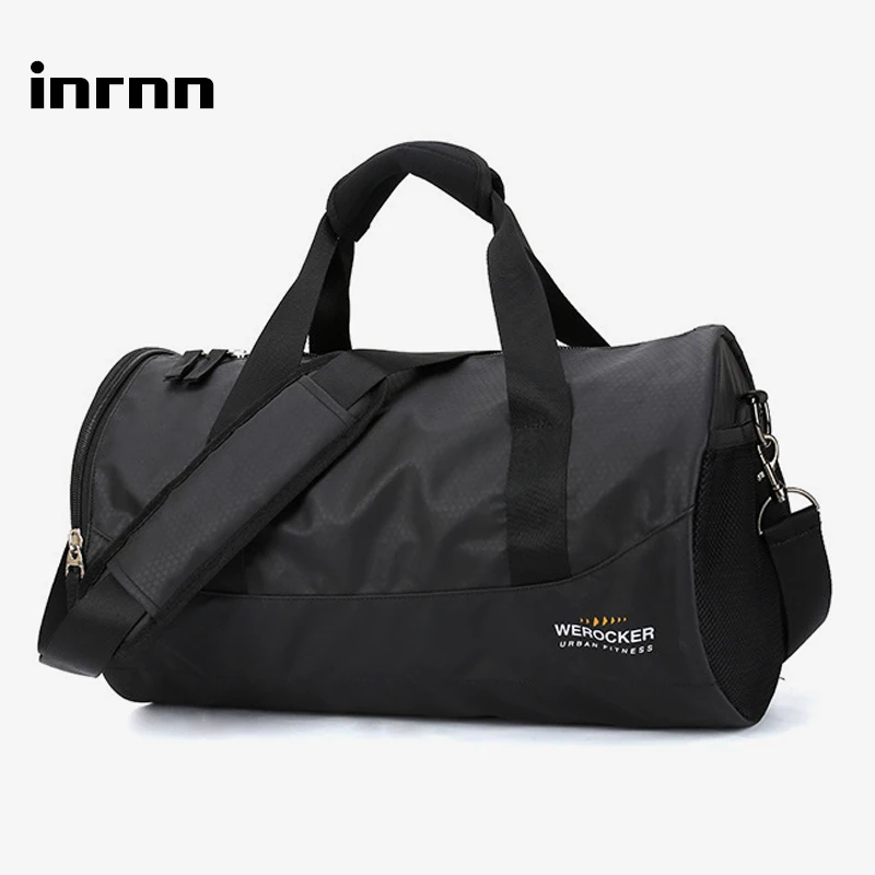 Inrnn Мужская водонепроницаемая походная спортивная сумка модная через плечо для