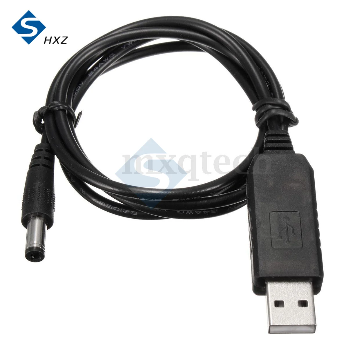 

DC-DC USB Step Up Module Converter Adapter Module DC 5V to 9V 12V 1 Meter Boost Cable Line 5.5MMx2.1MM Plug DC Jack