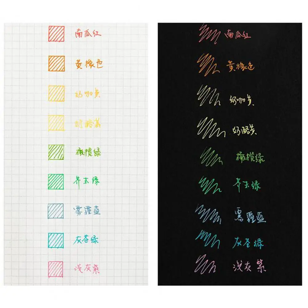 

0.5mm 9Pcs/Set Morandi Color Gel Pen School Office Students Stationery Supply School Office Supplies