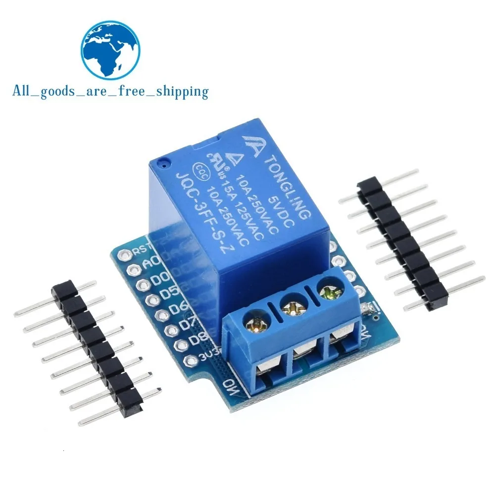 ESP8266 ESP-12 ESP12 WeMos D1 Мини-модуль Wemos D1 Мини WiFi макетная плата Micro USB 3,3 В на основе ESP-8266EX 11 цифровых контактов - Цвет: D1 MINI Relay Module