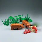 Конструктор свинья и вишня, развивающая игрушка для детей