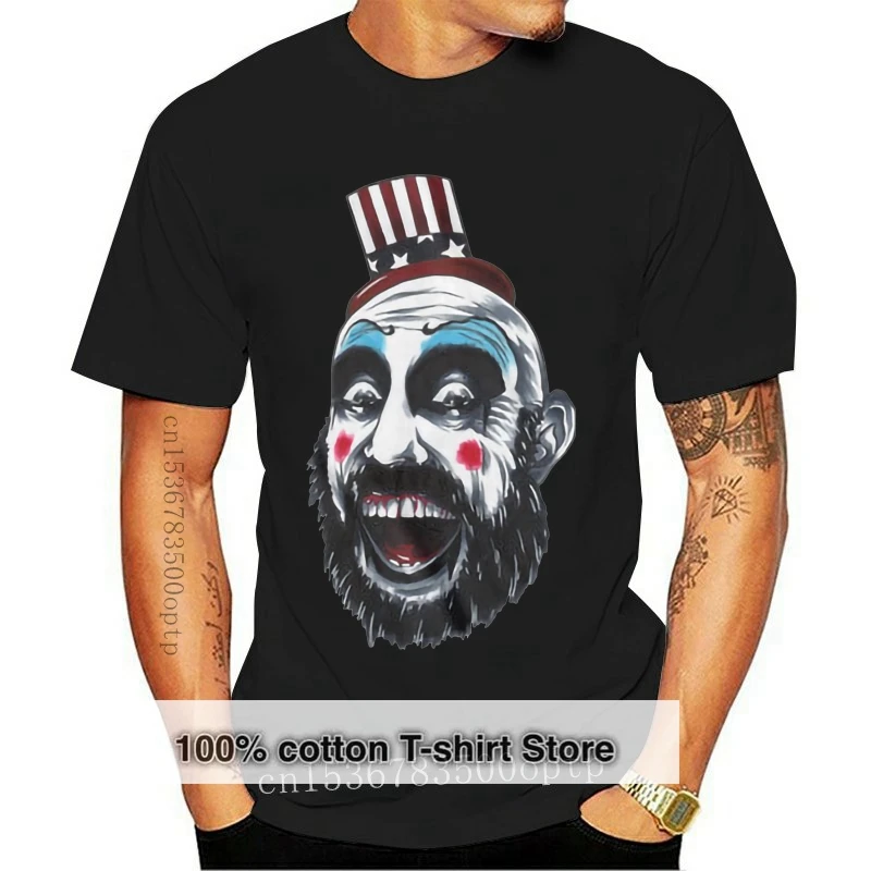 

Captain Spaulding TDR Cutter White Tee Size S-3XL Men's Cotton T-shirt Short Sleeve O-Neck Cotton T Shirt