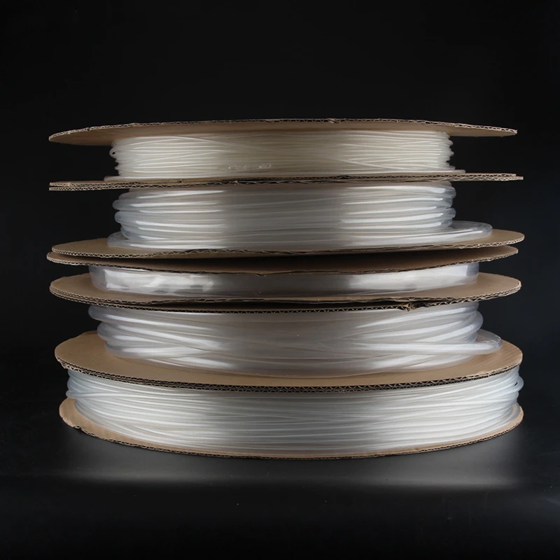 Термоусадочная трубка 3:1 прозрачная 1 м/лот клеевая с двойными стенками диаметр 6/2