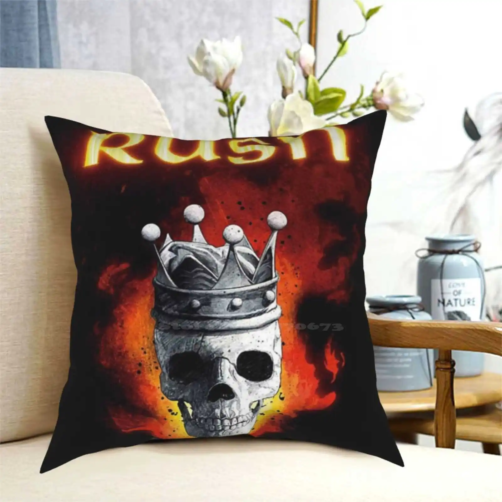 Смешная Милая декоративная квадратная наволочка сделай Попрощайтесь с королями