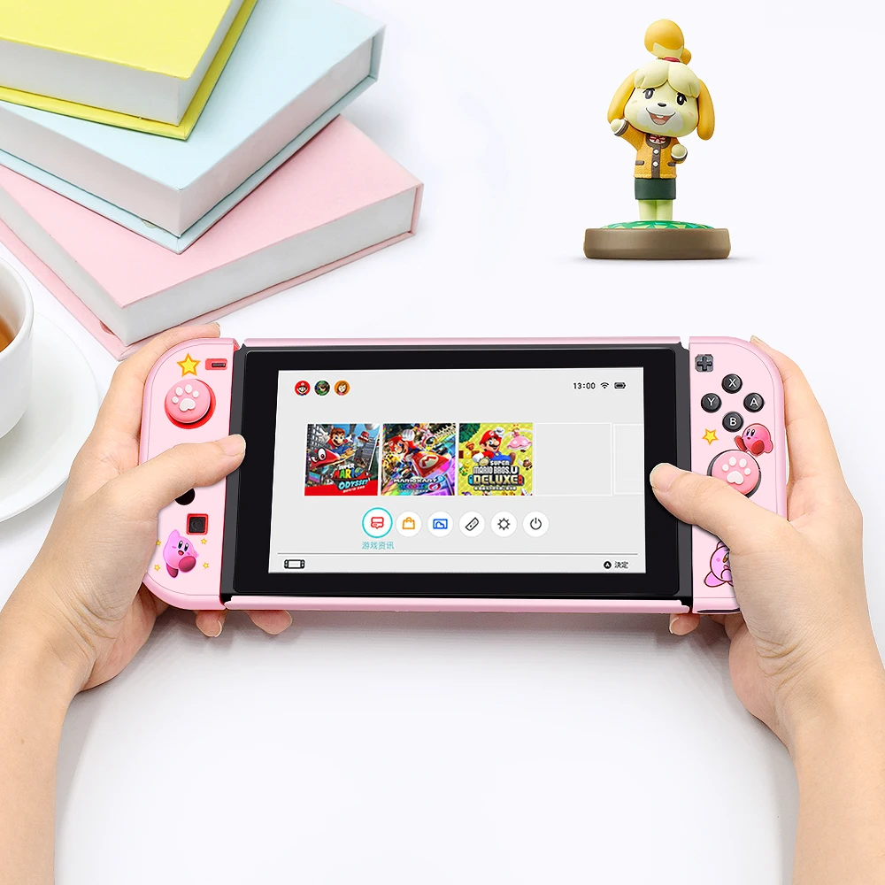 Защитный чехол Ns Switch Sanrioed милый жесткий из поликарбоната для игровой консоли
