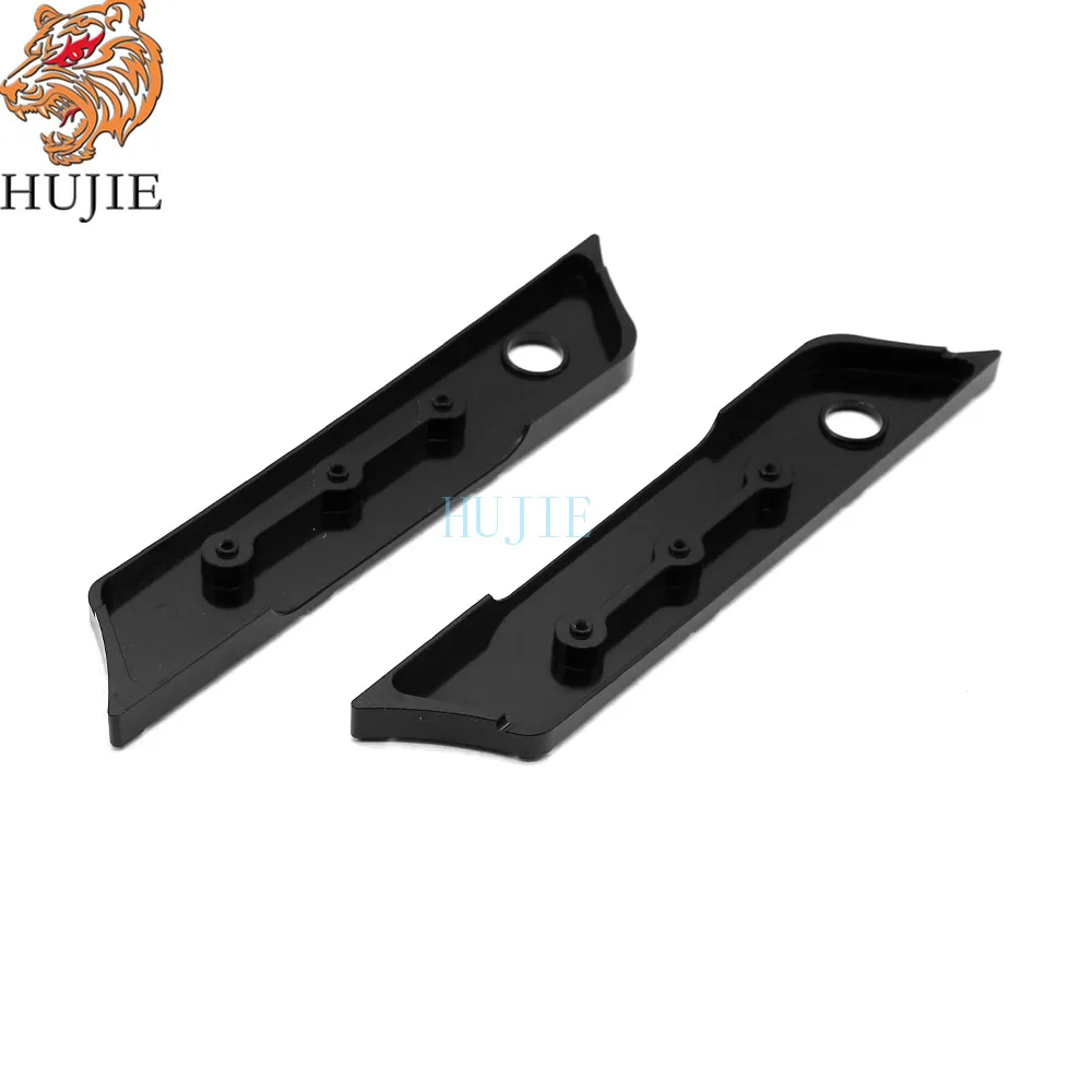 

Motorcycle Black Saddlebag Latch Covers Aluminum For Touring Road King Street Glide FLHX FLHR FLHT 1993-2011 2012 2013