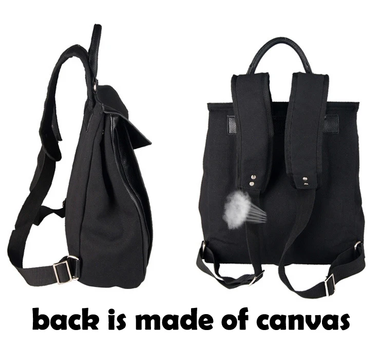 Новая мода мужские рюкзаки высокого качества кожа и холст мужской корейский