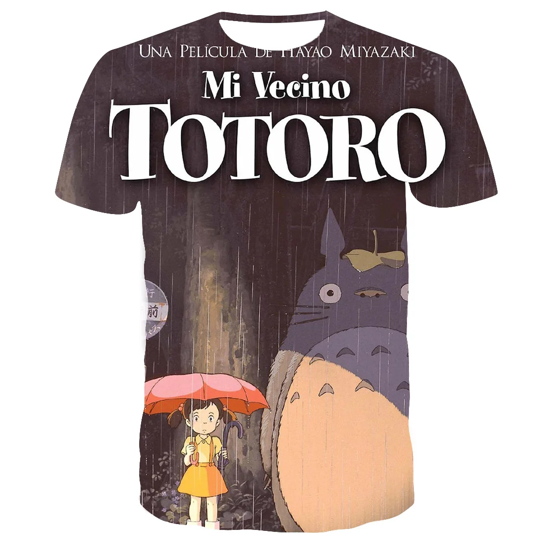 

Miyazaki Hayao Spirited Away Tonari no Totoro Castle in the Sky T Shirt Women Tshirt Cartoon T-shirt Boys Girls Top Tee Female