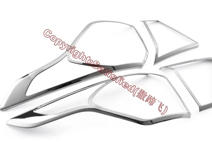 ABS хромированный задний фонарь задняя рамка крышка лампы молдинг для Ford Kuga Escape 2017