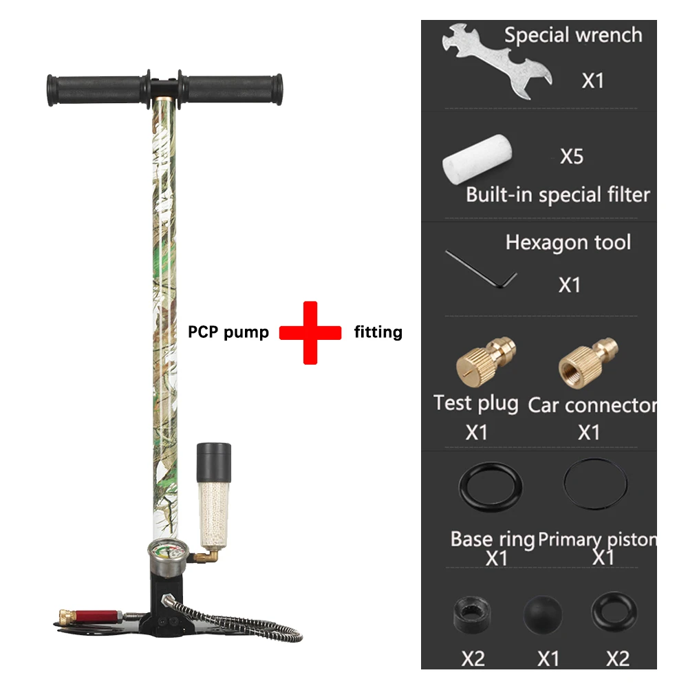 300 бар 30mpa 4500psi pcp насос ручной воздушный насос охотничий Pcp воздушный пистолет насос для высокого давления газовый баллон с осушителем - Напряжение: Camo Desiccant