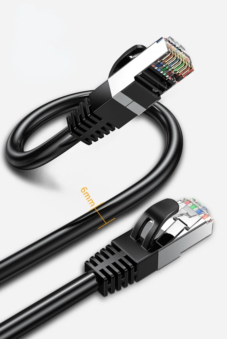 Гигабитный сетевой кабель CAT6 из чистой меди 1000 м высокоскоростной маршрутизатор