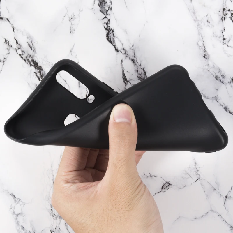 Black Soft Silicone Чехол для телефона из искусственной кожи с текстурой под дерево для Vivo Y17, чехол-книжка с откидной крышкой для Vivo Y3 Y12 Y15, деловой чехол-кошелек, Мягкая силиконовая задняя крышка - Цвет: Black Soft Silicone