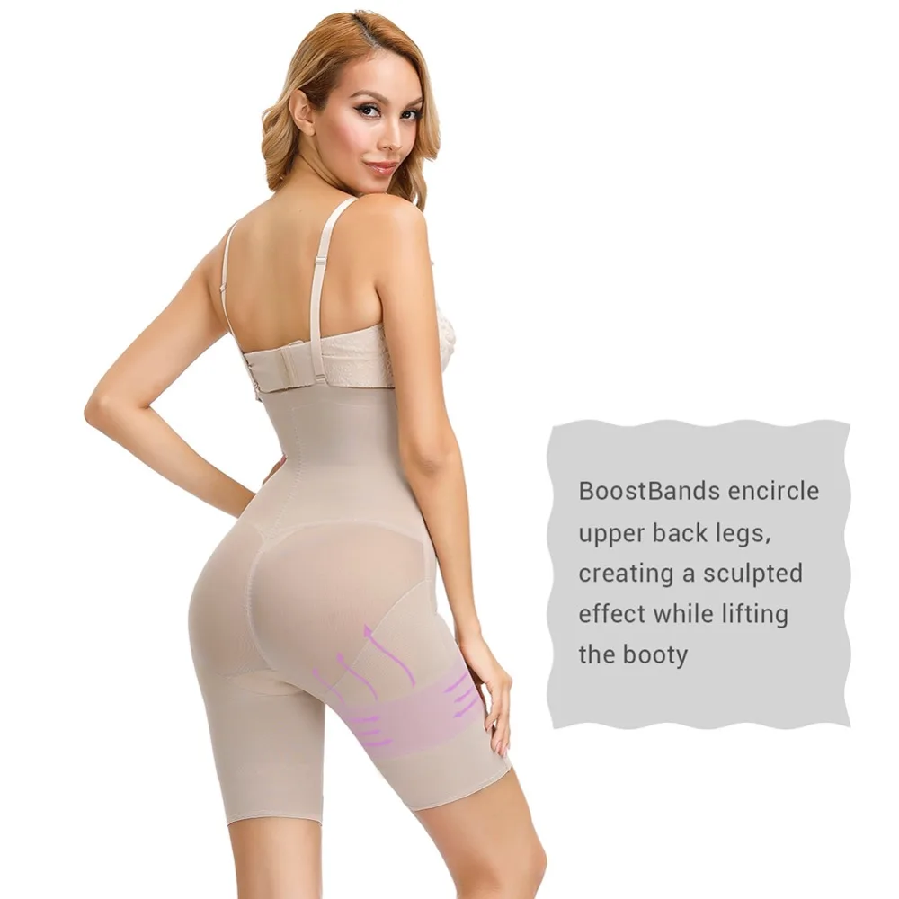 FeelinGirl Fajas Colombianas Shaper Seamless Shapewear Tummy Control Thigh Slimmer Postpartum Butt Lifter Slimming Underwear
