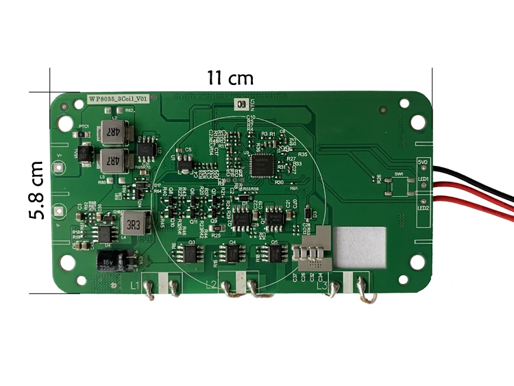 DC 12V 10W быстрая зарядка беспроводной зарядный модуль передатчика батареи 3